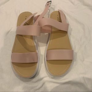 Pink sandals
